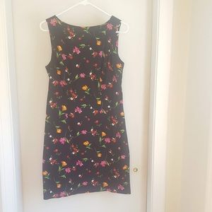 CDC Black/Floral Dress